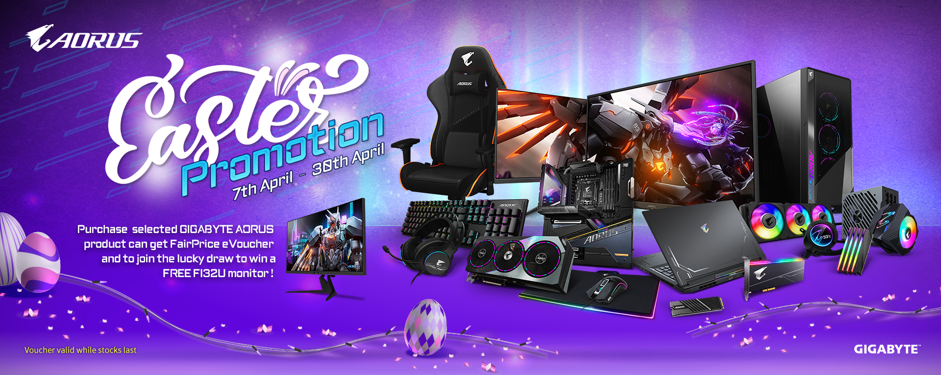  sg easter promotion aorus